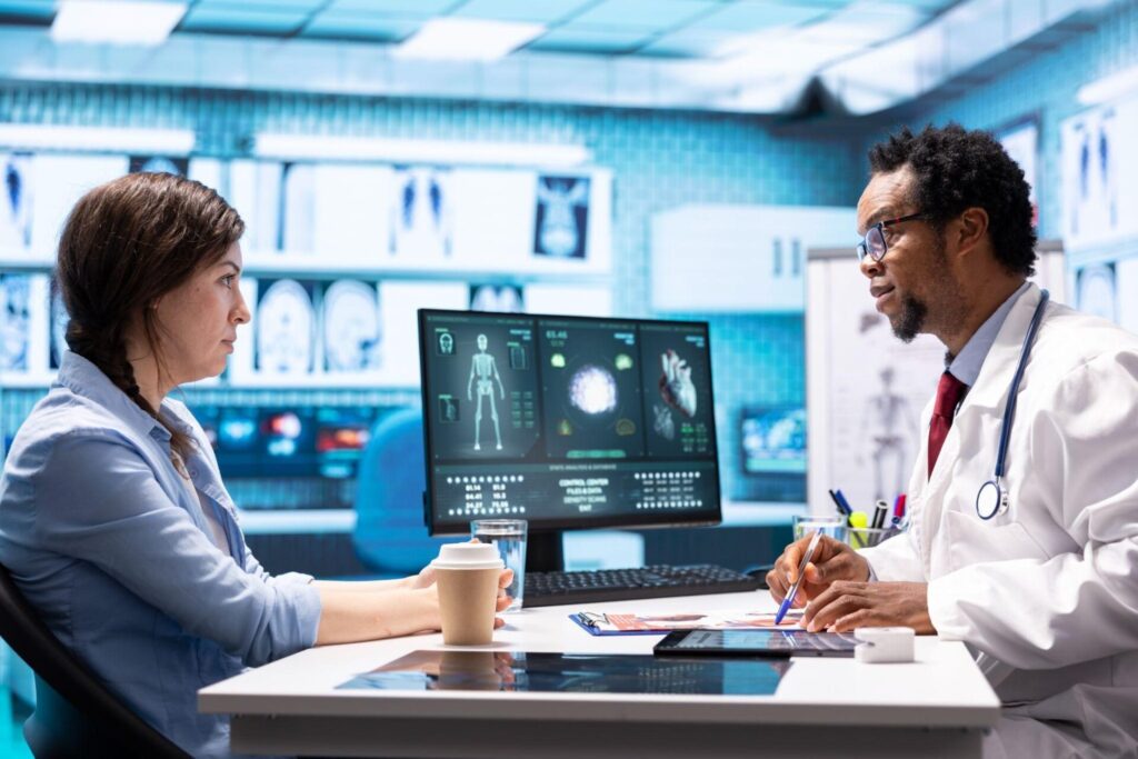 PACS system in radiology department